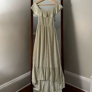 Abercrombie & Fitch - Pale Green - Viscose & Polyester - Maxi